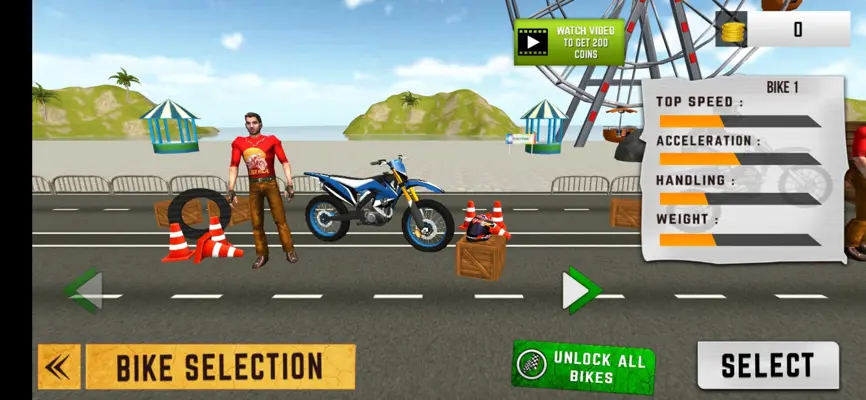 Bike Stunt 3D android App screenshot 9