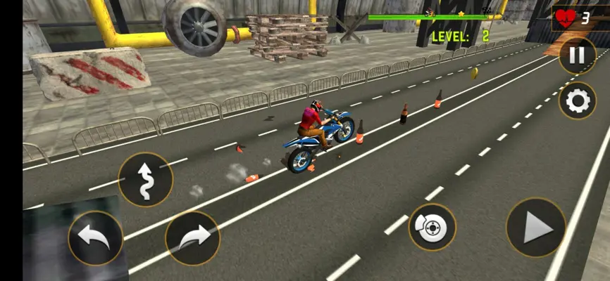 Bike Stunt 3D android App screenshot 1