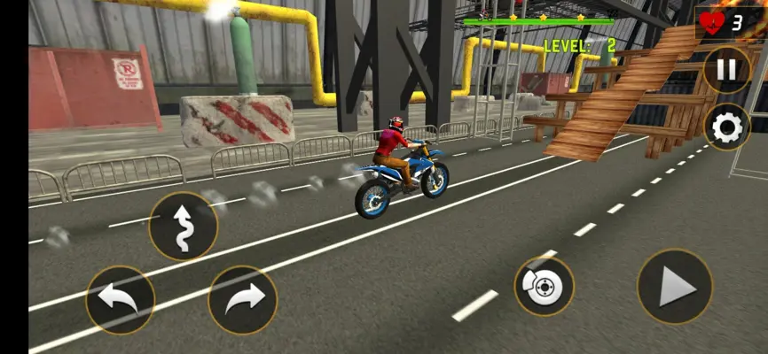 Bike Stunt 3D android App screenshot 2